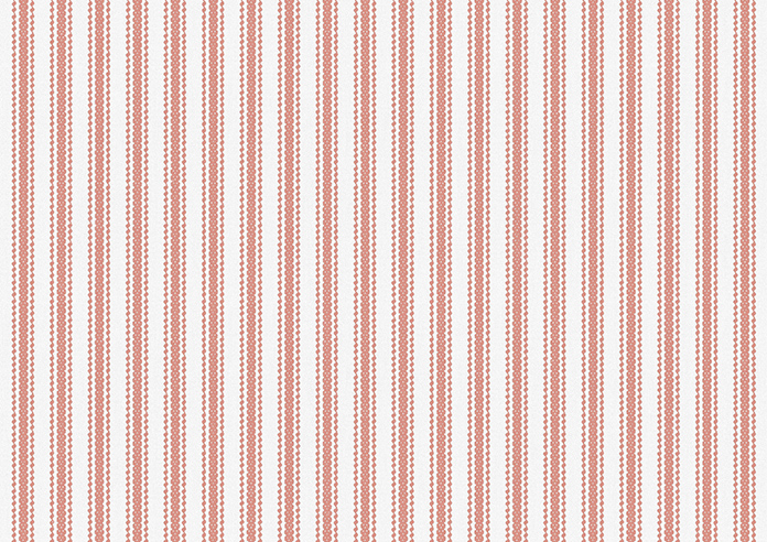 Lace Stripes, Coral - Motorised Roman Blind - Image 7